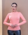 Blusa Canelado Central - Coral