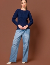 Blusa Cloe - Azul Marinho