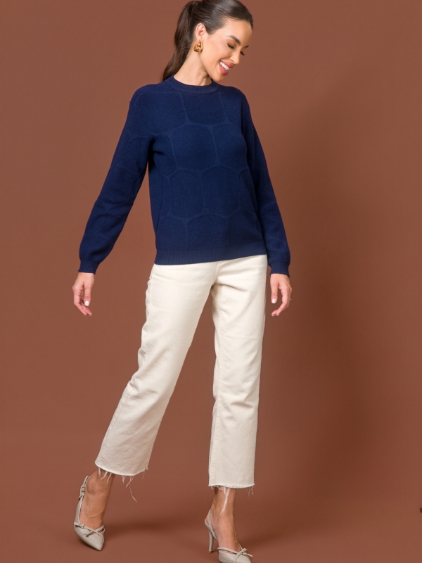 Blusa Olivia - Azul Marinho
