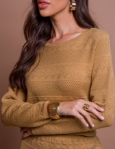 Conjunto Monique - Caramelo