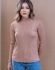 Blusa Canelado Central - Bege Novo