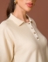 T-Shirt Polo Mullet - Areia