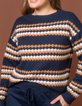 Blusa Glenda - Azul Marinho
