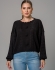 Blusa Flor Lorraine - Preto