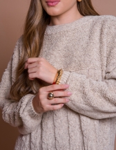 Blusa Yasmim - Linho Papiro