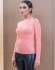 Blusa Canelado Central - Coral