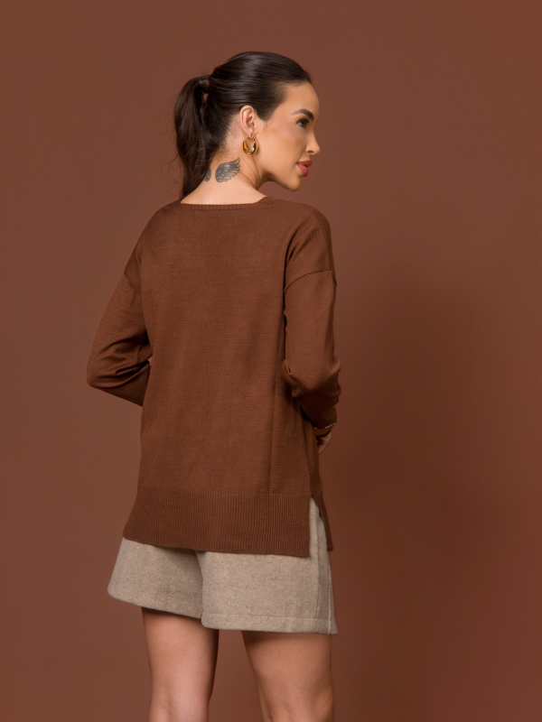 Blusa Damaris - Marrom