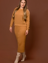 Blusa Drielli - Caramelo