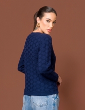 Blusa Cloe - Azul Marinho