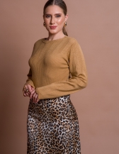 Blusa Nicole - Caramelo