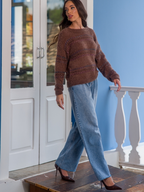 Blusa Sofia - Marrom