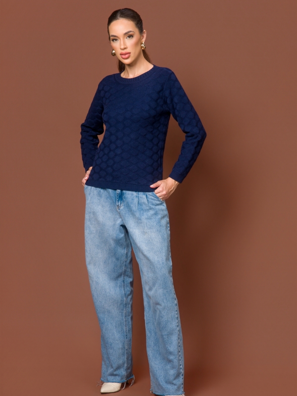Blusa Cloe - Azul Marinho