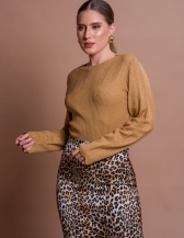Blusa Nicole - Caramelo