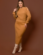Blusa Drielli - Caramelo