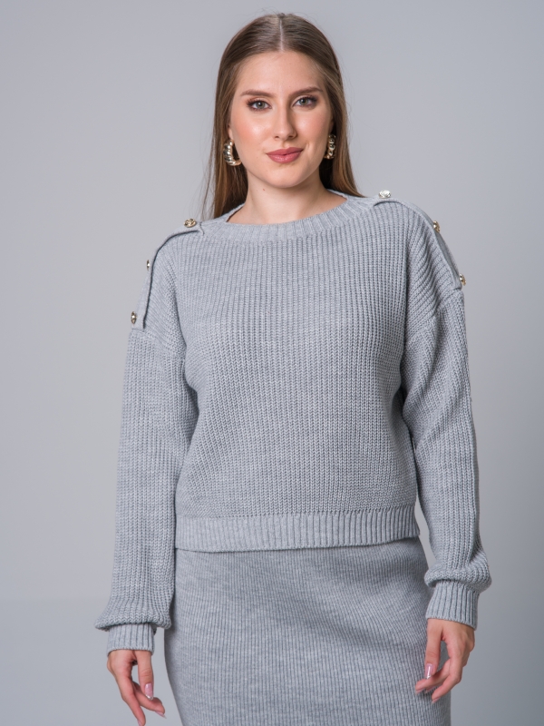 Blusa Drielli - Cinza