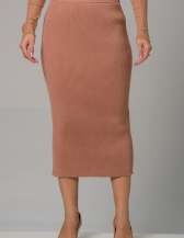 Saia Midi - Nude