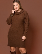 Vestido Lais - Marrom