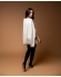 Poncho Antonella - Off White com nude