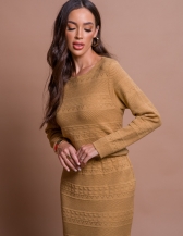 Conjunto Monique - Caramelo