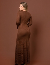 Vestido Firenza - Marrom