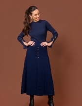 Saia Agatha - Azul Marinho