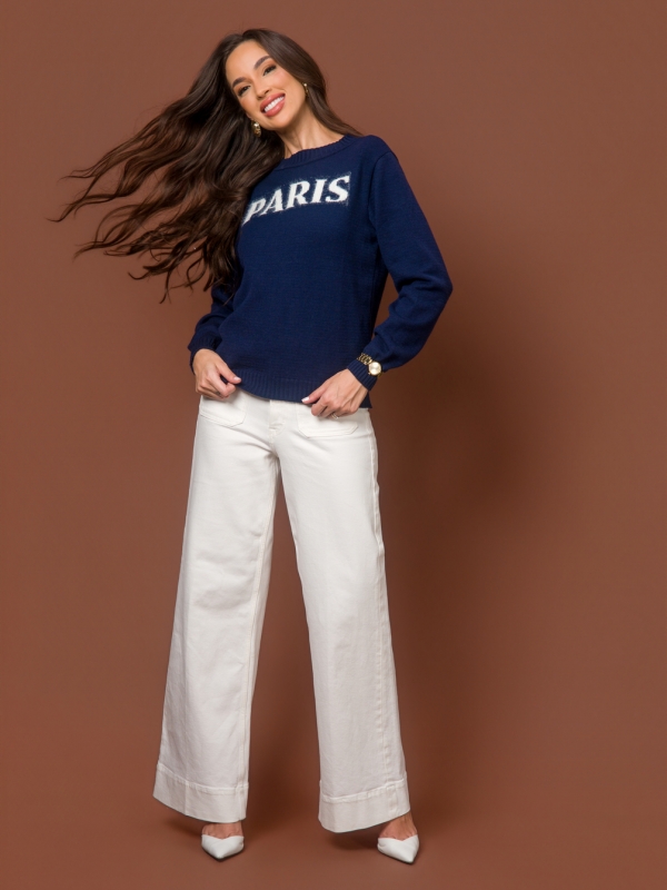 Blusa Paris - Azul Marinho