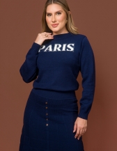 Blusa Paris - Azul Marinho