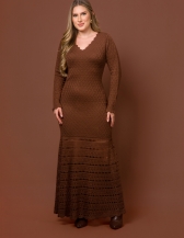 Vestido Firenza - Marrom